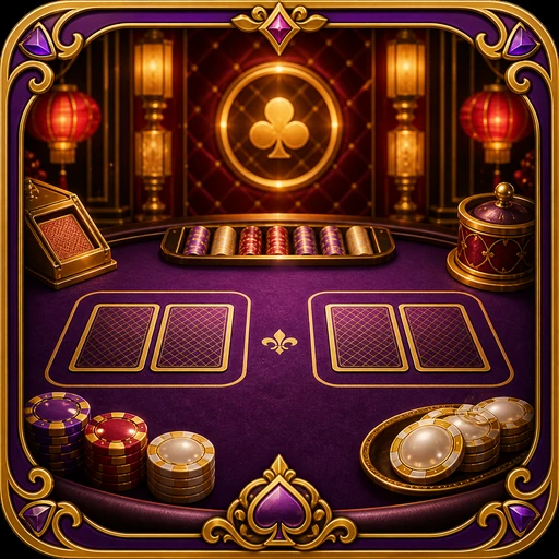 Baccarat game title artwork