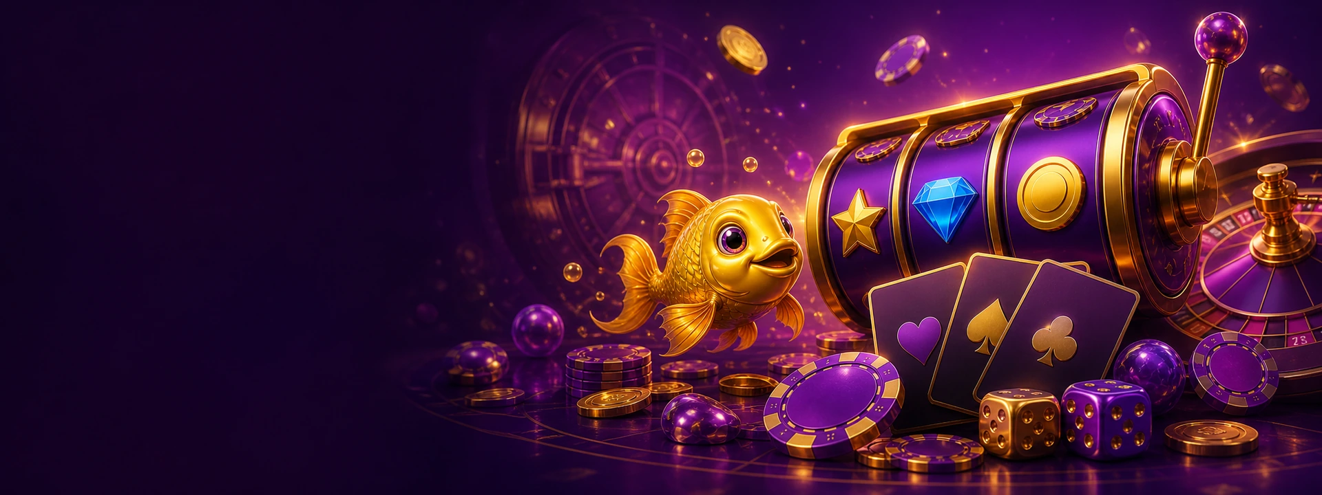 Glossy Mega888 game lobby artwork with casino chips and game symbols